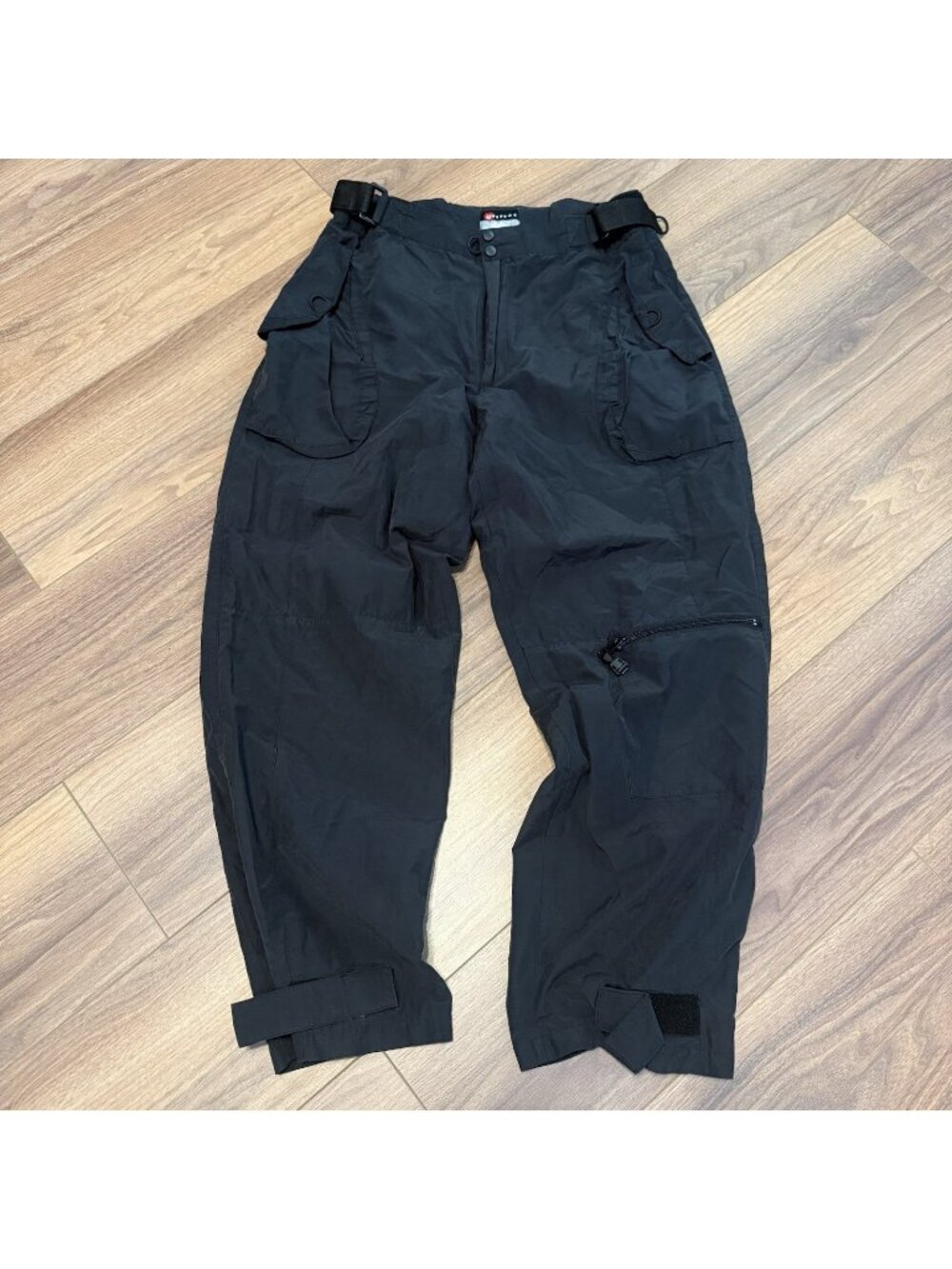 Vintage Utility Pants Mens 36 Black Y2k 90s Skate Cyber Tech